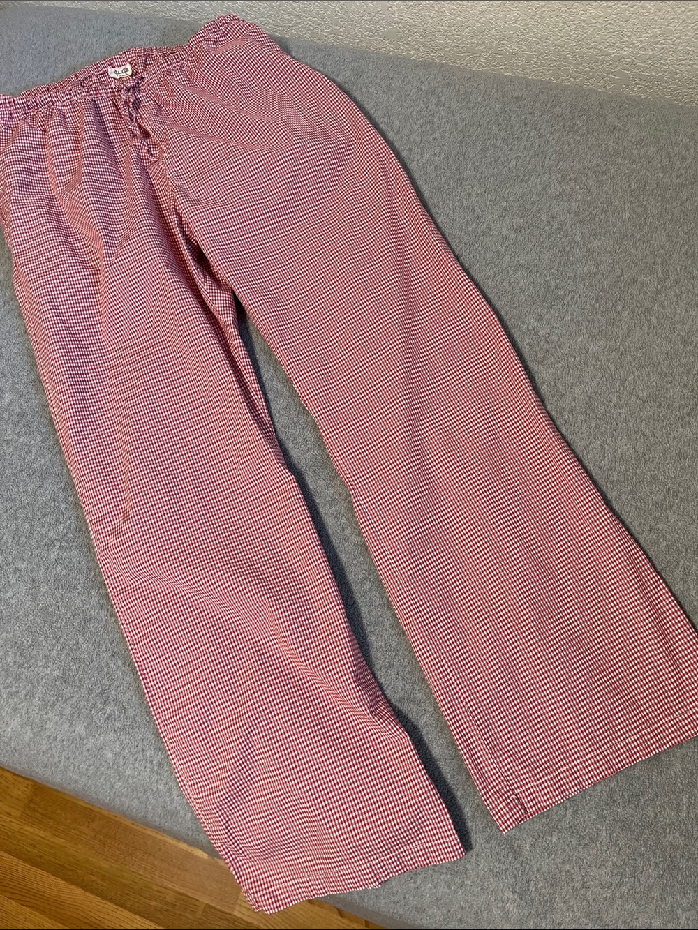 John Galt Gingham Pants Womens Medium Pullup Indie Lounge Casual